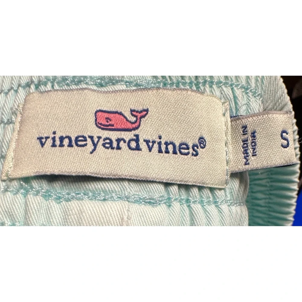 Vineyard Vines‎ Womens Small Light Blue Smocked Waist Frayed Hem Pull On Shorts